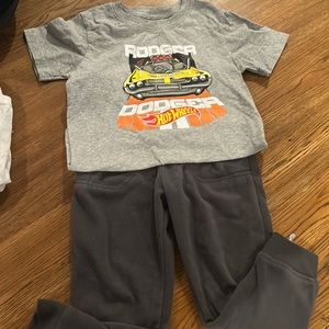 5T shirt and pants soft lightly worn